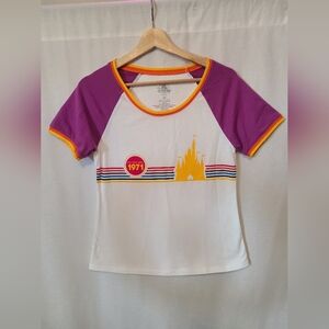 Disney parks cropped shirt- Size XS